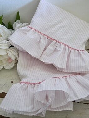 EUC Laura Ashley Twin Flat Sheet